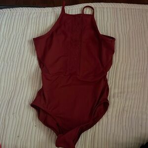 Bloch Dance Burgundy Leotard